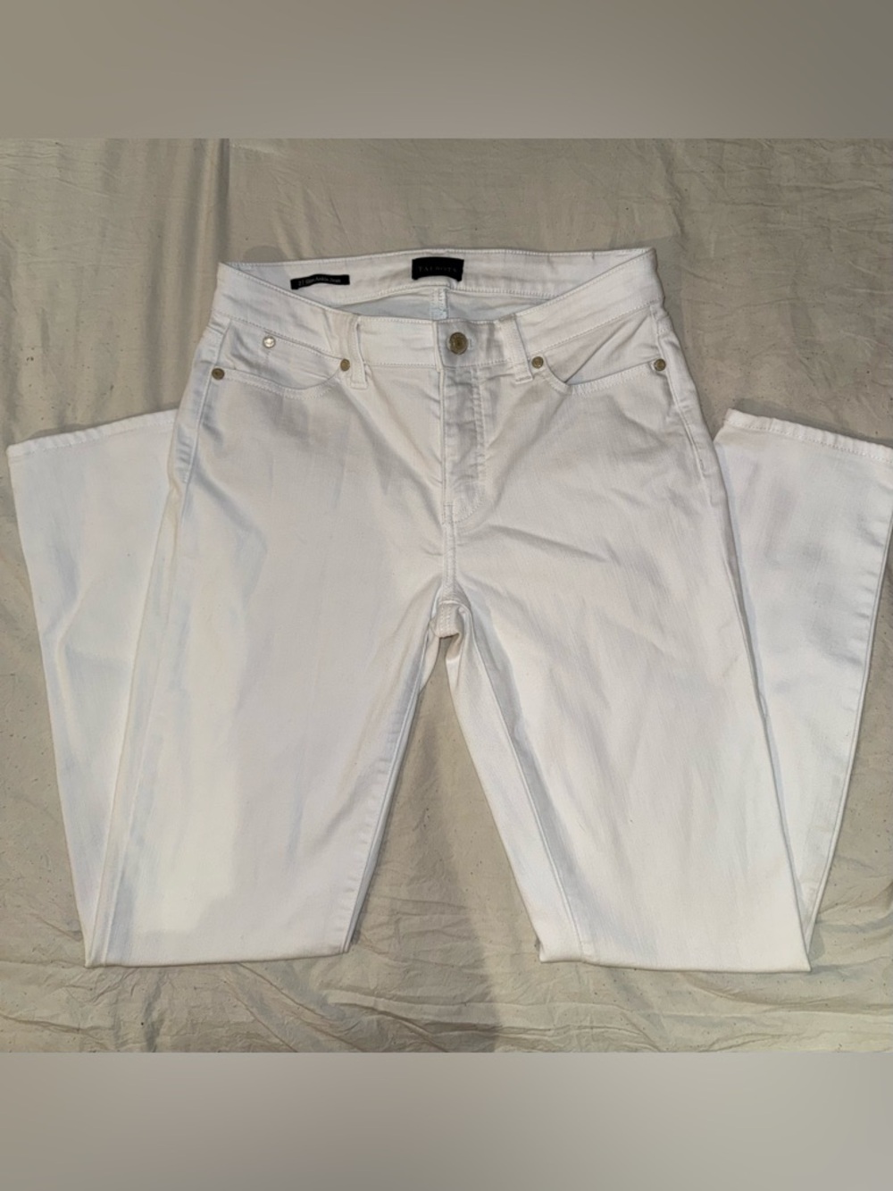 Talbots White Skinny Jeans - Sleek Slim Leg 2P